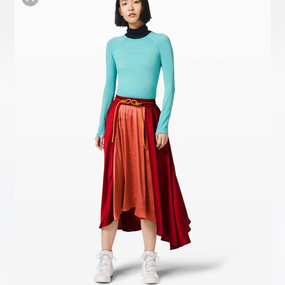 Htf Lululemon x Roksanda unicorn skirt in caliente M